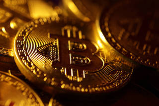 FILE PHOTO: Illustration of bitcoin