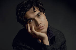 The actor Charles Melton, in Los Angeles, Nov. 20, 2023. (Ryan Pfluger/The New York Times)