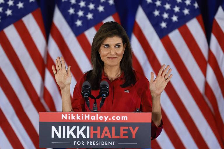 Haley fica atrás de opção 'nenhum dos candidatos' em primária de Nevada