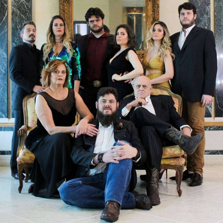 A família Maroni em foto de 2018