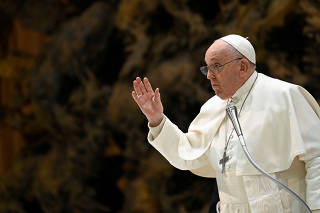 Pope Francis holds weekly audience at the Vatican