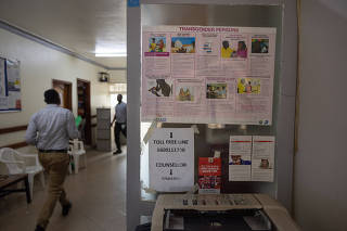 Inside the Mulago HospitalÕs clinic for sexually transmitted diseases one of the countryÕs largest, in Kampala, Uganda, Dec. 7, 2024. (Esther Ruth Mbabazi/The New York Times)