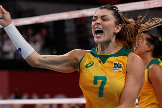 Volleyball - Women's Quarterfinal - Brazil v The Russian Olympic Committee