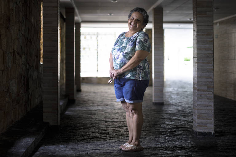 Neuza Maria Gomes dos Santos,70 , moradora da zona norte de São Paulo nasceu em Birigui e veio ainda pequena para São Paulo. Hoje mora no Jardim  Tremembé, zona norte