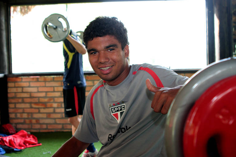 O jovem volante Casemiro no time campeão da edição 2010, o São Paulo;  na época, ele recusou uma oferta milionária para deixar o clube
