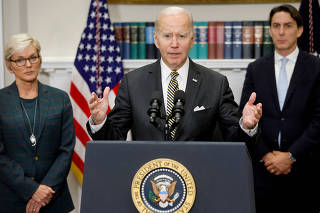 FILE PHOTO: U.S. President Biden delivers remarks on the national Strategic Petroleum Reserve at the White House in Washington