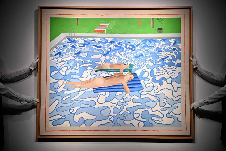 Obra de David Hockney vai a leilão por R$ 100 milhões depois de 40 anos sem ser vista pelo público