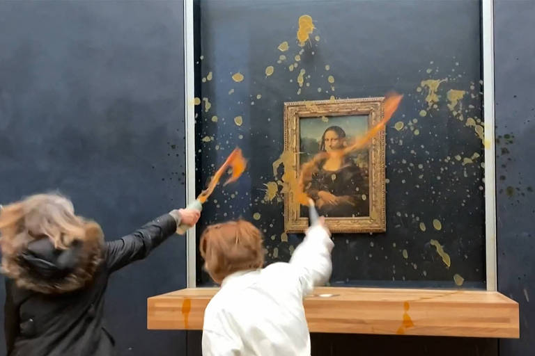 Nenhuma causa justifica atacar 'Mona Lisa', diz ministra da cultura francesa