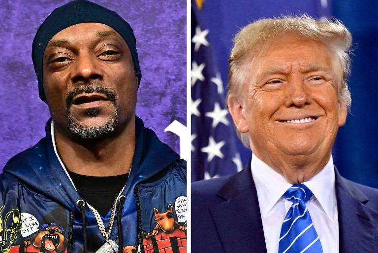 Snoop Dogg muda de opinião e diz ter 'amor e respeito' por Donald Trump