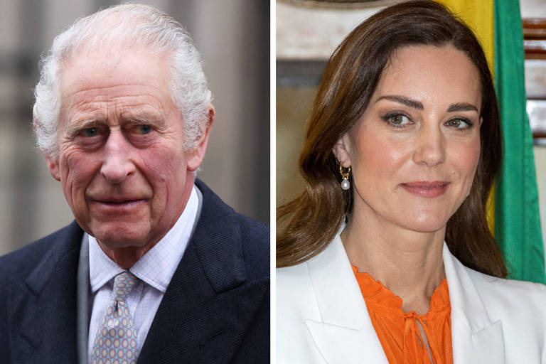 Rei Charles e Kate Middleton recebem alta no mesmo dia após internações