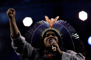 'Brazil is Indigenous Land' festival, in Brasilia