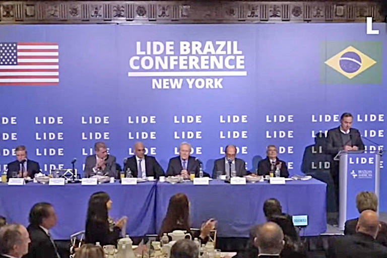Ministros do STF (Supremo Tribunal Federal) participam da conferência Lide Brazil, em Nova York, nos Estados Unidos