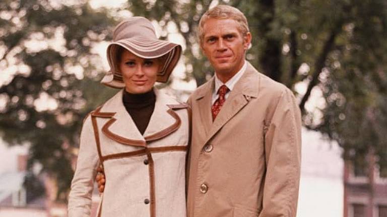 Steve McQueen and Faye Dunaway in Crown, o Magnífico (1968)