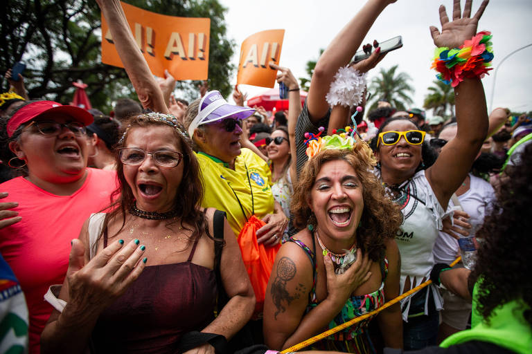 Veja imagens de blocos que desfilaram por São Paulo 