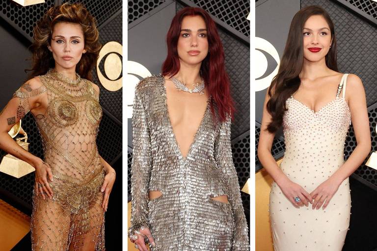 Miley Cyrus, Dua Lipa e Olivia Rodrigo no Grammy 2024