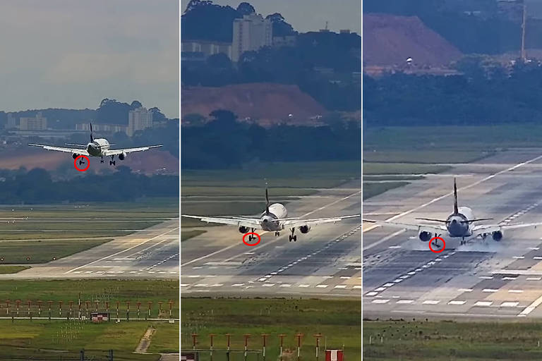 Avião da Latam faz pouso de emergência em Guarulhos após perder a roda; veja vídeo