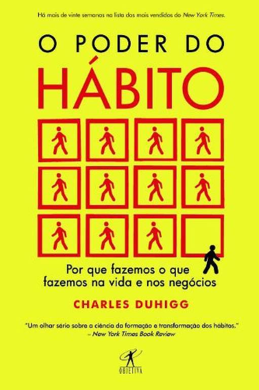 Capa do livro "O Poder do Hábito", de Charles Duhigg