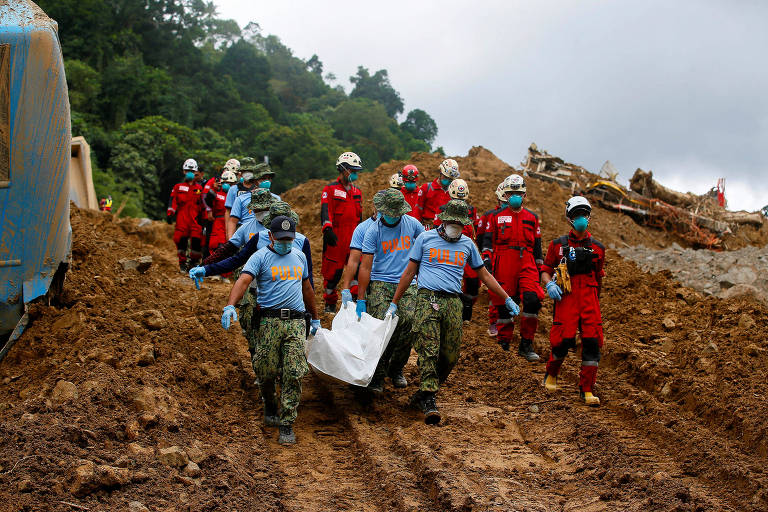 Deslizamento de terra mata ao menos 11 nas Filipinas; 110 estão desaparecidos