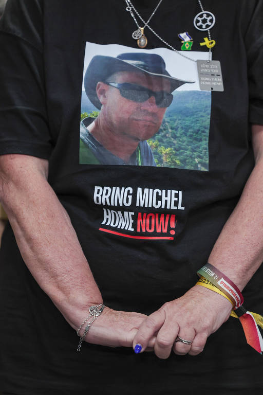 Este é Michel Nisenbaum, brasileiro-israelense sequestrado pelo Hamas
