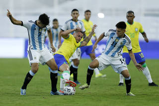 South America Olympics Qualifiers - Brazil v Argentina
