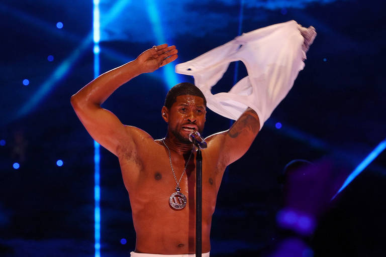 Veja o show do cantor Usher no Super Bowl