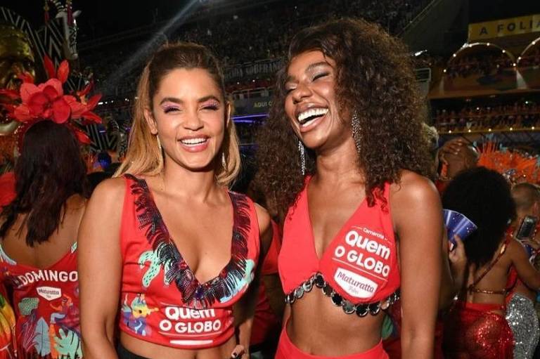 Após curtirem Carnaval juntas, Lucy Alves e Indira Nascimento confirmam namoro