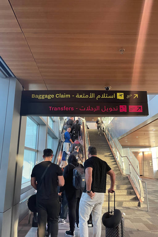 Aeroporto internacional de Doha, escala entre São Paulo e Nova Delhi