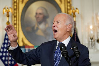FILE PHOTO: U.S. President Joe Biden delivers remarks at the White House in Washington