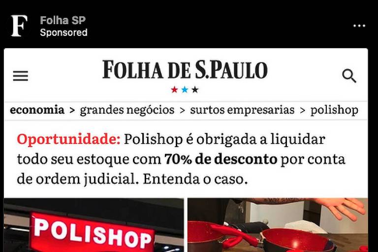 Criminosos clonam site da Folha para aplicar golpes; veja quais endereços evitar