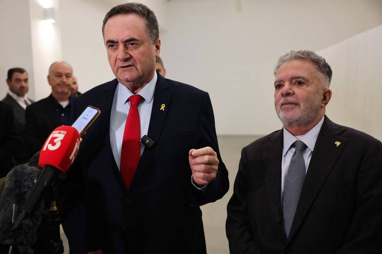 Ministro de Israel fez uma molecagem com embaixador brasileiro