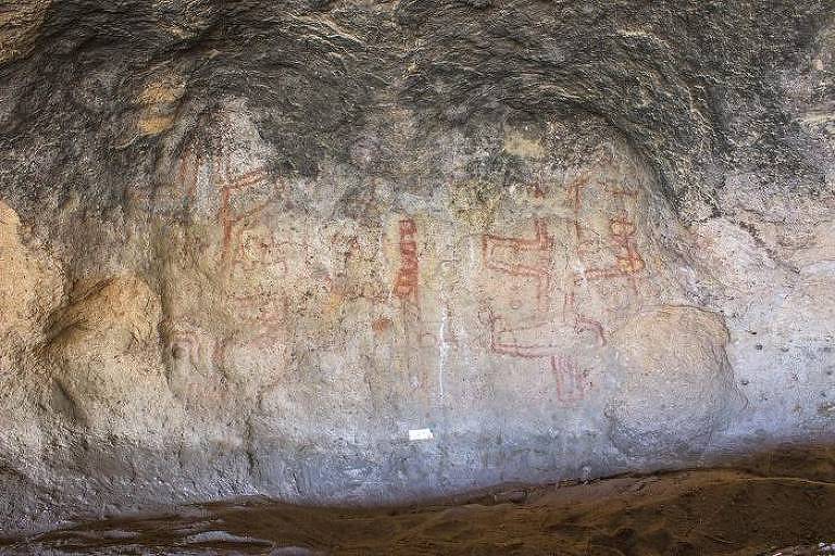 Desenho misterioso é a arte rupestre mais antiga encontrada na Patagônia