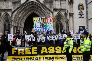WikiLeaks founder Julian Assange appeals in British court against his extradition from Britain to the United States