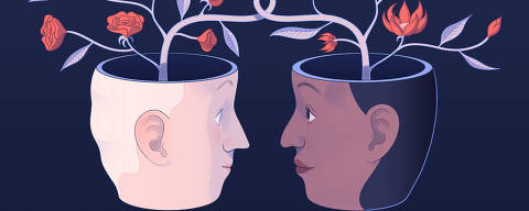 BC-WELL-LOVE-BRAIN-ART-NYTSF ? Scientists have studied what is happening in our brains when we are in those early, heady days of infatuation, and whether it can actually alter how we think and what we do. Their findings suggest that song lyrics and dramatic plotlines don?t overstate it: New love can mess with our heads. (Bianca Bagnarelli/The New York Times) ? FOR USE ONLY WITH WELL STORY BC-WELL-LOVE-BRAIN-ART-NYTSF BY DANA G. SMITH. ALL OTHER USE PROHIBITED. ORG XMIT: XNYTS DIREITOS RESERVADOS. NÃO PUBLICAR SEM AUTORIZAÇÃO DO DETENTOR DOS DIREITOS AUTORAIS E DE IMAGEM