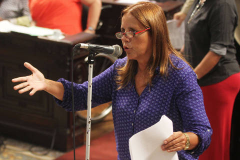A deputada estadual Lúcia Helena Pinto de Barros, a Lucinha (PSD). (Foto: ALERJ )