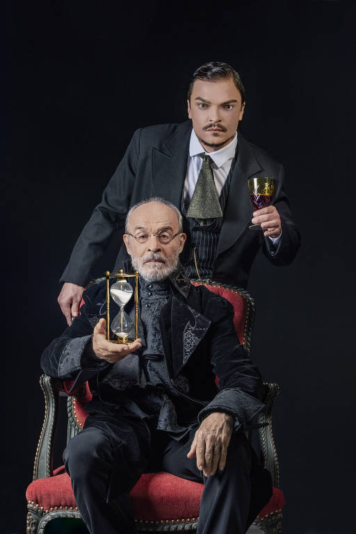 Osmar Prado e Maurício Machado em 'O Veneno do Teatro'
