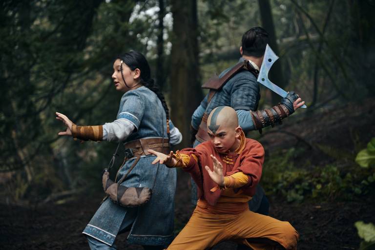 Cena da série "Avatar: O Último Mestre do Ar", da Netflix