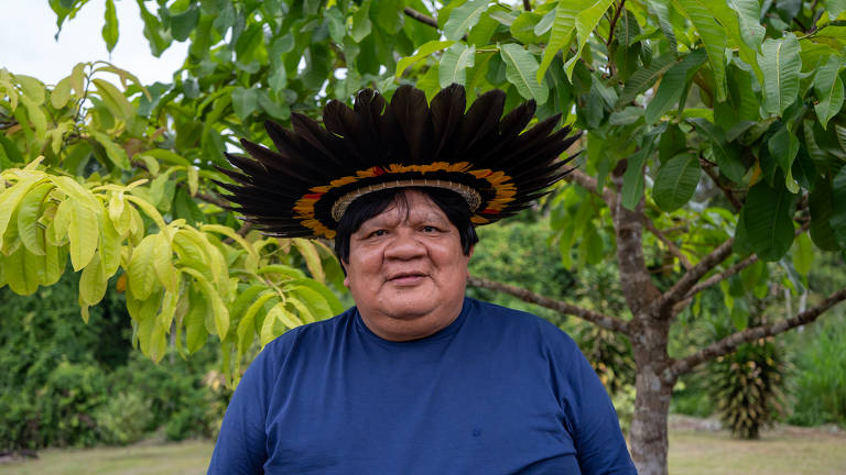 O líder indígena Almir Suruí