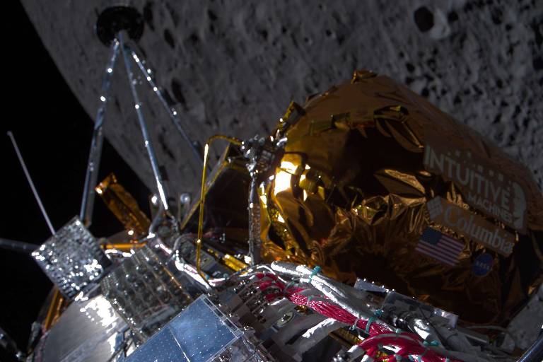 Odysseus, dos EUA, torna-se primeira nave privada a pousar na Lua