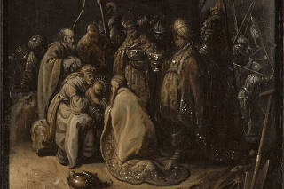The 17th century painting ÒThe Adoration of the Kings.Ó (via Sotheby's via The New York Times)