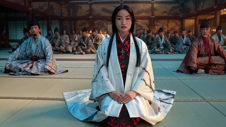 Cena da série 'Xógum: A Gloriosa Saga do Japão'