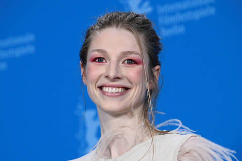 Cast member Hunter Schafer attends a photocall to promote the movie 