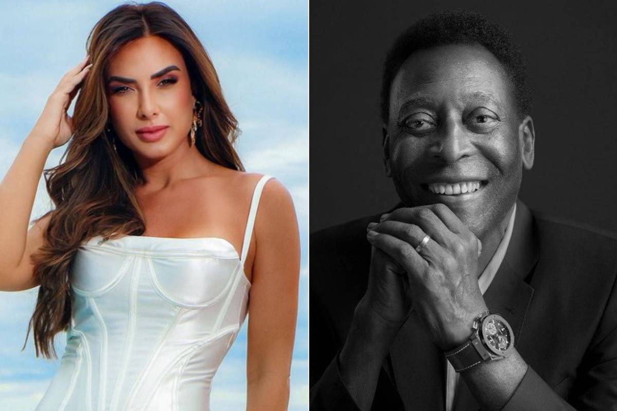 Nicole Bahls descobre que Pelé morreu: 'Tadinho, não sabia'