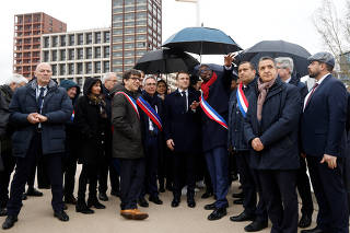 Inauguration of the Athletes village for the Paris 2024 Olympic Games