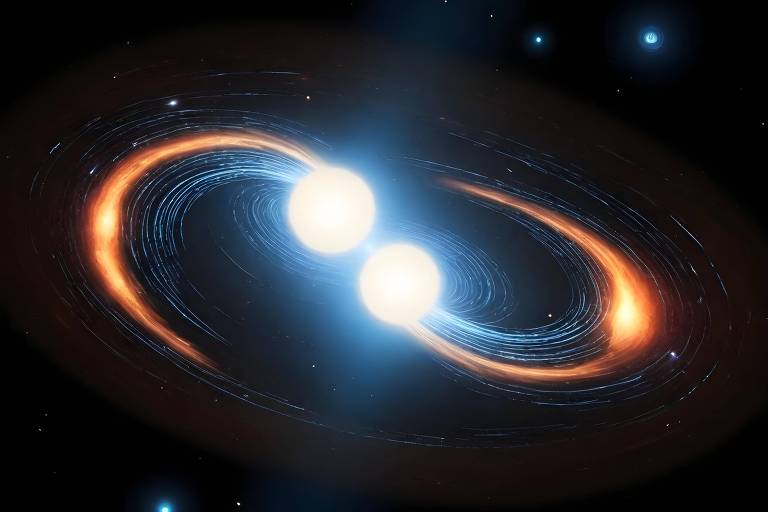 Fusão de estrelas de nêutrons gera segunda maior explosão de raios gama
