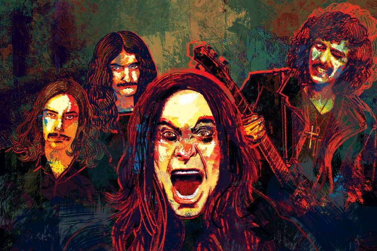 Black Sabbath deixou sua marca no rock com som pesado e vocalista excêntrico