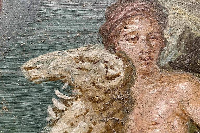 Novos afrescos são descobertos em Pompeia