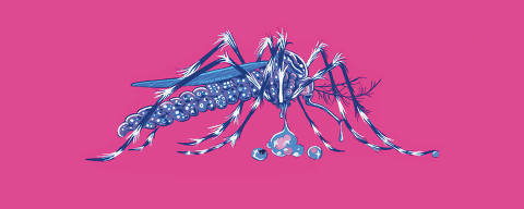Ilustração da contracapa de 'Dengue Boy', ficção científica do escritor argentino Michel Nieva publicada no Brasil pelo selo Amarcord 
