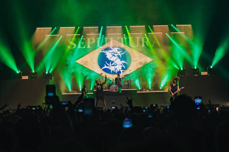 Show do Sepultura em Belo Horizonte. Foi a primeira apresentação da turnê "Celebrating Life Through Death", que marca despedida da banda após 40 anos de carreira.