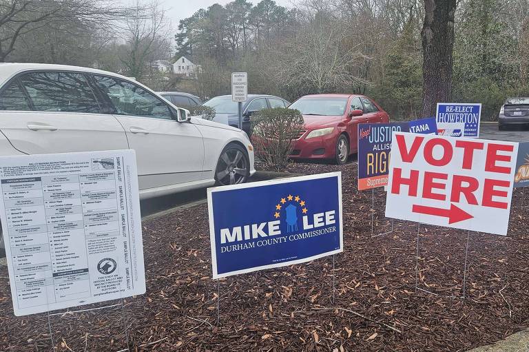 Com novos eleitores e regras, Carolina do Norte vira laboratório para partidos