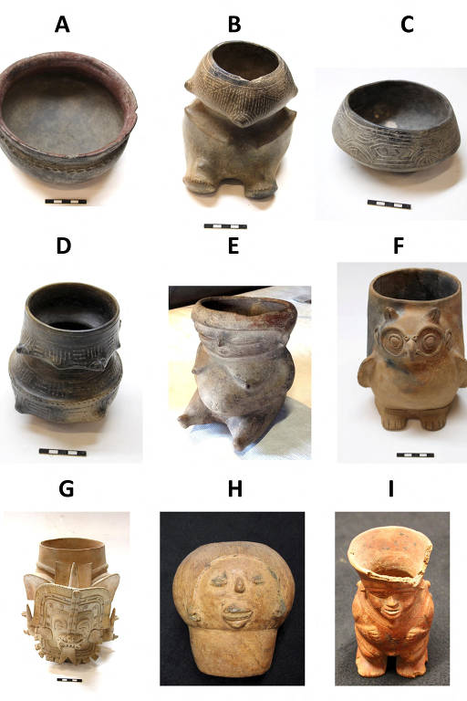 Cerâmicas com resíduos de cacau que foram utilizadas em novo estudo